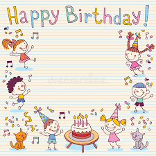 Erin heaton has created a wide collection of quirky characters using only musical notation. Happy Birthday Music Notes Stock Illustrations 389 Happy Birthday Music Notes Stock Illustrations Vectors Clipart Dreamstime