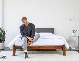 Each bed is made from repurposed wood, so natural imperfections, unique wood grains, and knots make each piece unique. Step Up Your Bedroom With The Bed From Thuma