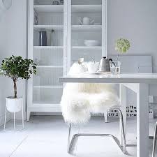 Aboutthishaus Has Balanced The White Tiles And Regissor Glass Door Cabinet In The Dining Room With A Soft Cosy Rug Perfect For I Home Decor Home Deco Ikea Uk