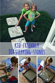 Diy Kids Make A Garden Stepping Stone Stepping Stones Diy Kids Garden Crafts Diy Stepping Stones Diy