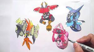 How to draw tapu koko from pokemon sun and moon step by step, learn drawing by this tutorial for kids and adults. Let S Draw Pokemon Tapu Koko Tapu Lele Tapu Bulu Tapu Fini Youtube