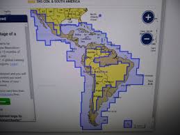 Navionics Gold Msd Chart Card Central South America Msd 3xg Tested Good Cond Max Marine Electronics