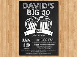 30th Birthday Party For Men 30th Birthday Invitation Beer Party Invitations Chalkboard 30th 40th 50th 60th For Men Big 30 Surprise Birthday Printable Digital Diy 60th Birthday Invitations 30th Birthday Invitations Birthday Party Invitation Templates