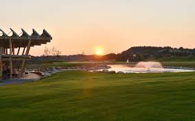 A scenic, country golf course, surrounded by mountains. Panorama Golf Resort Eurogolf