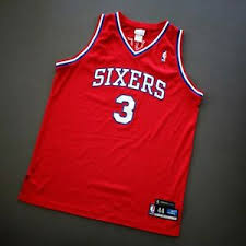 But it was the sixers who won: 100 Authentic Allen Iverson Reebok Hwc Nights Sixers Jersey Size 44 L Xl Mens Ebay