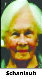 ANNA SCHANLAUB Obituary (2015)