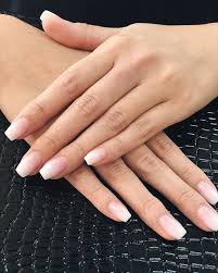 Black And Pink Acrylic Nails Coffin Coffin Shaped Pink White Ombre With Gel Top Coat Nails Nailart Beautiful Luxury Trendy Naildesigns Ombre Gel Nails Pink White Nails French Fade Nails
