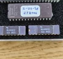 What are the unknown electronic chips?