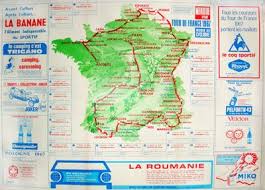 The 2020 tour de france will now run august 29 to september 20. Tour De France Map 1967 Cycling Posters Tour De France Tours