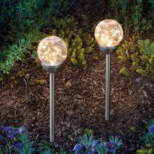 Solar Gartenstecker Set Warmweiss Glasmosaik Solarleuchten Garten Esotec 102312 Ebay