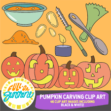 Maybe you would like to learn more about one of these? Pumpkin Carving Clip Art By Full On Sunshine Clip Art Tpt