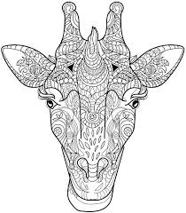 Animal Coloring Pages For Adults Giraffe Coloring Pages Mandala Coloring Pages Animal Coloring Books