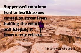 Suppressed Emotions Lead To Health Issues Caused By Stress From Holding The Emotion And Keeping It From A True Release