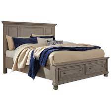 Lettner collection by signature design by ashley. Signature Design By Ashley Lettner B733 57 74 98 Queen Panel Bed With Storage Footboard Northeast Factory Direct Platform Beds Low Profile Beds
