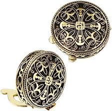 AMITER Button Covers for Men - Best Cufflinks Gifts for Wedding Party  Business Cuff Links