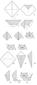 Origami Cat Instructions Origami Cat Instructions Best Origami Cat Ideas Only On Origami Tutorial Templates Origami Neko Kids Origami Origami Easy Origami Cat