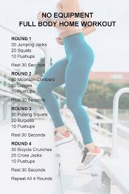 No Equipment Full Body Home Workout En 2020 Entrenamiento En Casa Entrenamiento De Peso Corporal Planes De Entrenamiento En Casa
