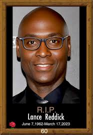 Lance Reddick, seen here with Anna Torv, stole most of his scenes in the  cult series **Fringe**, with his steely persona!