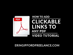 Open a pdf that contains a pdf file attachment. How To Make A Clickable Pdf Youtube