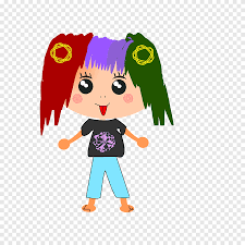 Want to discover art related to tomboy? Garis Seni Kartun Karakter Anime Tomboy Ungu Anak Png Pngegg