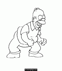 Give them a tub of colors and paper and you can see the magic happening in front. Homer Simpson Coloring Pages Coloring Home