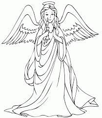 Plus, it's an easy way to celebrate each season or special holidays. Christmas Angel Coloring Page Coloring Home