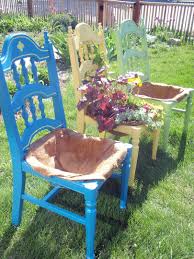 Sunday May 9 2010 Chair Planter Garden Chairs Garden Projects