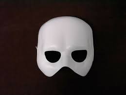 Phantom opera maske erwachsene theater gesichtsmaske weiß halb masken kostüm. Izbrisati Ilustrirati Okarakterizovati Weisse Maske Unbemalt Emmacampphotography Com