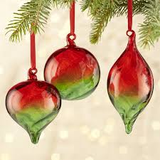 Mouth blown glass red green tree christmas ornament, wedding favors, gift exchange, mother's day, baby shower, tree decoration gift (red green) (red) $24.99 $ 24. Red And Green Glass Ornaments S 3 Glass Christmas Tree Ornaments Glass Christmas Ornaments Christmas Tree Ornaments
