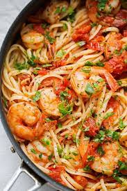 Spicy Shrimp Pasta With Tomatoes And Garlic Recipe Spicy Shrimp Pasta Spicy Shrimp Pasta Recipes Recipes