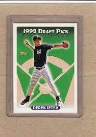 Maybe you would like to learn more about one of these? Mavin 1993 Topps Derek Jeter Rookie Card New York Yankees 1992 Draft Pick