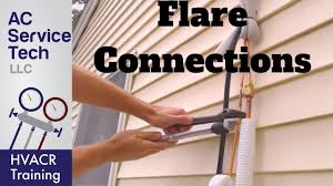 how to flare and install copper line set on a mini split unit