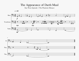 String orchestra easy sheet music. The Appearance Of Darth Maul Sheet Music 1 Of 1 Pages Star Wars Darth Maul Theme Piano Sheet Music Free Hd Png Download Kindpng