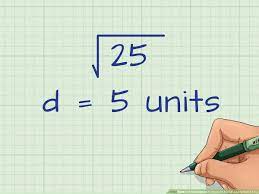 Calculate the vertical and horizontal distance between the two points. How To Use Distance Formula To Find The Length Of A Line 7 Steps