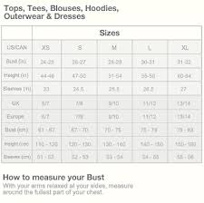 Style By Juliet Size Chart