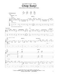 System Of A Down Chop Suey Sheet Music Notes Chords Drums Download Metal 112226 Pdf
