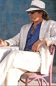Detective James Sonny Crockett In Miami Vice Miami Vice Fashion Miami Vice Party Miami Vice