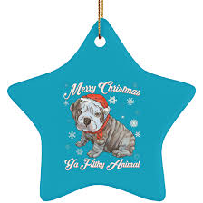 Lilliput lane christmas decorative ornaments & plates. Holiday Seasonal Decor Christmas Tree Decorations English Bulldog Puppy Ornament Home Garden