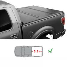 5 5ft Lock Hard Solid Tri Fold Tonneau Cover Fit 04 19 Ford F 150 F150 Truck Bed Ebay