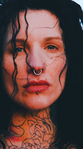 Careful-those eyes come with a warning label., Muse: @kimberspicer ,  Assistant: The Wind, #757photographer #757model #tattooed #womenwithtattoos