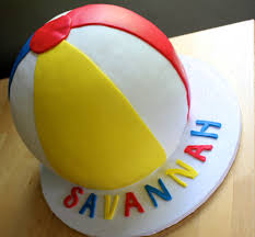 Mermaids and sea creatures are welcome for the more experienced cake designer. Beach Ball Cake Paddle Attachment