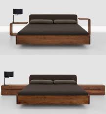 Side Tables Storage And Modern Modern Wood Bed Bed Frame Design Bedroom Bed Design