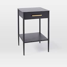 Metalwork Nightstand With Handle Hot Rolled Steel Finish In 2020 Metal Nightstand Metal Working Modern Nightstand