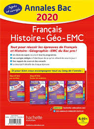 Download as pdf, txt or read online from scribd. Annales Bac Sujets Et Corriges Francais Histoire Geographie Emc Bac Pro Edition 2020 Prost Corlin Hachette Education Grand Format Librairie Gallimard Paris