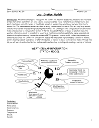 Interpreting weather station models lab answer key. Station Model Lab