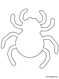 Araña Halloween Para Colorear