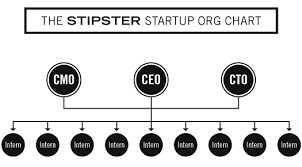 Stipster Startup Hipster Org Chart More Interns Than