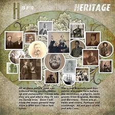Image Result For Pages From Handmade Family History Books Heritage Scrapbook Pages Heritage Scrapbooking Layouts Genealogy Scrapbooking