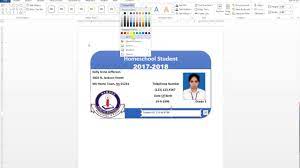 Provide the following documentation to the license and permit specialist: How To Make Id Card Design In Ms Word Urdu Tutorial Youtube