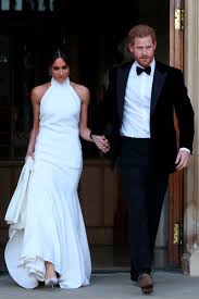 Meghan markle and prince harry en route to their wedding reception. Why Meghan Markle S Stella Mccartney Reception Dress Won T Be On Display With Her Wedding Gown Glamour
